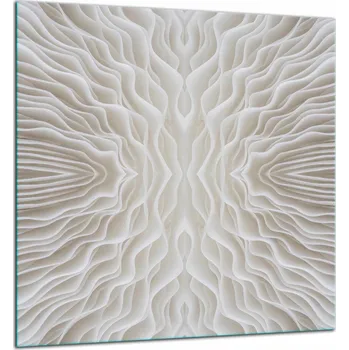 Kuchyňské prkénko SKLENĚNÁ OCHRANNÁ DESKA / PANEL S LEPIDLEM 60x65 VZOR - Tvrzené Sklo do Kuchyně 7v1