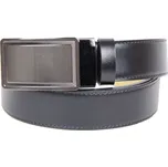 Penny Belts Pánský kožený opasek s plnou sponou automat 235-020-A2 černý