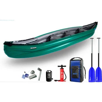 Kanoe KANOE SCOUT Standard GUMOTEX výhodný set Červená