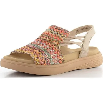 Dámské sandále Rieker barevné sandály Multi/Ginger V1541-90 - 39 | P691559