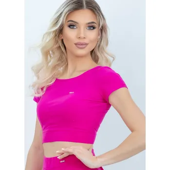 Růžový dámský crop top VSB TALIA