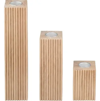 Svícen Dřevěné svícny v sadě 3 ks Dreva – Blomus ID_1741868