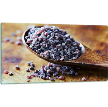 Kuchyňské prkénko SKLENĚNÁ DESKA NA KRÁJENÍ 52x30 SŮL