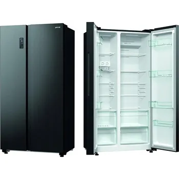 Lednice Chladnička NoFrost GORENJE NRR9185EABXL 358/192 l, 178,6 cm, výrobník ledu, černá