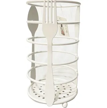 Odkapávač na nádobí ODKAPÁVAČ NA PŘÍBORY ORGANIZÉR SUŠÁK BÍLÝ