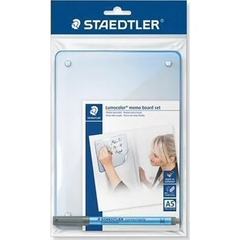 Tabule na poznámky "Lumocolor Memo Board", samolepící, přepisovací, 21x14,8 cm, STAEDTLER