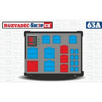 Rozvaděč Přenosný rozvaděč MPB-834-P63