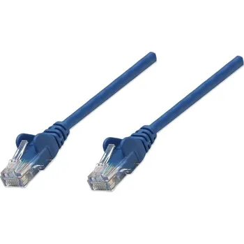 Síťový kabel Intellinet 1m Cat5e síťový kabel Modrá U/UTP (UTP)