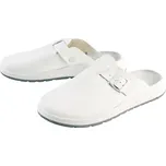 Dámské / Pánské kožené nazouváky (bílá, 45)