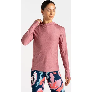 Dámské triko Dare 2b Sprint Cty Hoodie Velikost: XXXL / Barva: bílá/růžová