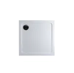 THOR Sprchová vanička z litého mramoru, čtverec, 100x100x3