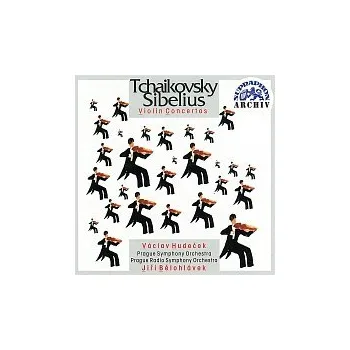 Česká hudba Václav Hudeček, Symfonický orchestr hl.m. Prahy (FOK), Jiří Bělohlávek – Čajkovskij, Sibelius: Koncerty pro housle a orchestr