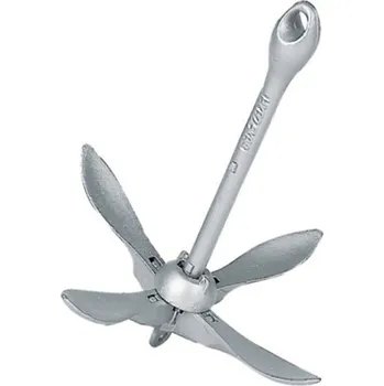 Loď Kotva skládací pozink 2,5 kg s kotevním lanem