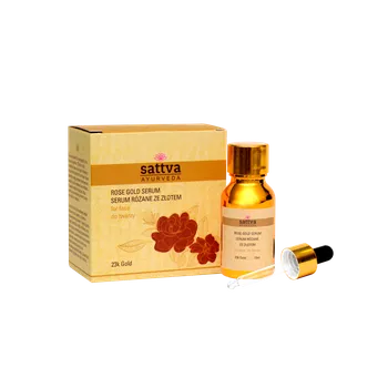 Pleťové sérum Sattva pleťové sérum s růží a zlatem, 15ml