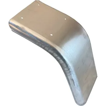 Příslušenství pro přívěs KNOTT Levý půlený blatník, 565x145x220 mm, KNOTT, pozinkovaný plech