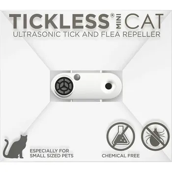 Repelent Tickless ultrazvukový odpuzovač klíšťat Mini Cat white