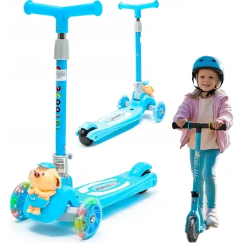 Koloběžka Tříkolová balanční koloběžka LED hudba skládací