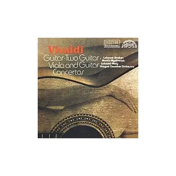 Česká hudba Lubomír Brabec, Martin Mysliveček, Lubomír Malý, Pražský komorní orchestr – Vivaldi: Koncerty pro kytaru, smyčce...