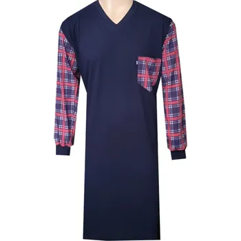 Pánská noční košile Pánská Noční Košile FOLTÝN NK417 Velikost: 7XL, Materiál: Dlouhý rukáv