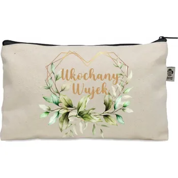 Kosmetická taška Kosmetická taštička béžová dárek MILOVANÝ STRÝČEK organizér KO_225