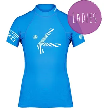 Suchý oblek Dámské funkční triko HIKO SHADE PLUSH kr. r. Světle modrá L