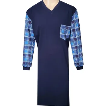 Pánská noční košile Pánská Noční Košile FOLTÝN NK415 Velikost: 7XL, Materiál: Dlouhý rukáv