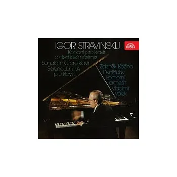 Hudba Zdeněk Kožina, Dvořákův komorní orchestr, Vladimír Válek – Stravinskij: Koncert pro klavír a dechové nástroje, Sonata in C a Serenada in A pro klavír
