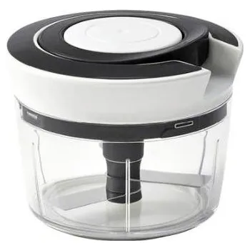 Qdesign 190-033 Ruční mini sekáček na zeleninu, černá/bílá