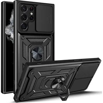 Pouzdro na mobilní telefon Kryt Samsung Galaxy S25 Ultra Nexeri CamShield Pro černý