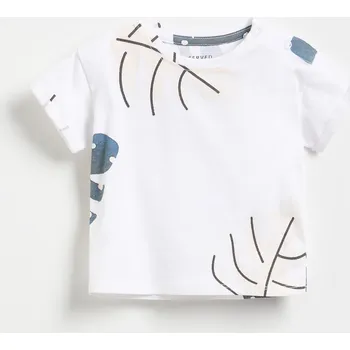 Reserved - Bavlněné tričko s potiskem - tělová - 564CJ-02X - 564CJ-02X-62