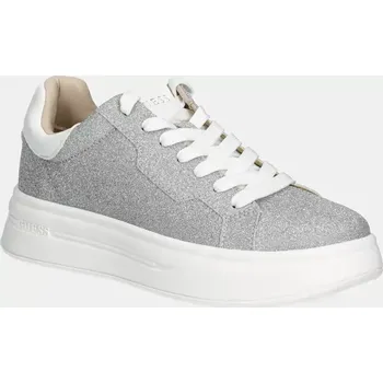 Pánská obuv Tenisky Guess WINNIE stříbrná barva, FLPWIN LEL12 FLPWIN.LEL12.SILVE SLV, EUR 37