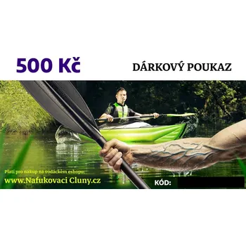 Dárkový potravinový koš DÁRKOVÝ POUKAZ PRO VODÁKA 500 Kč
