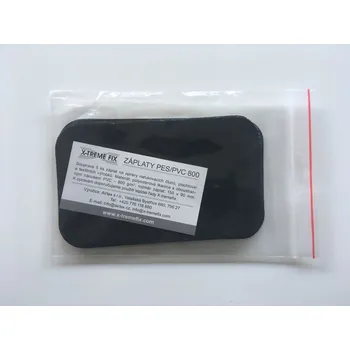 Záplaty PVC folie 0,8 mm průhledná