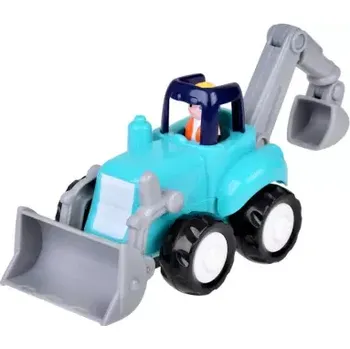 autíčko Traktor s bagrem a nakladačem