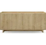 Komoda v dekoru dubu v přírodní barvě 180x80x40 cm Daira – Marckeric ID_1736822