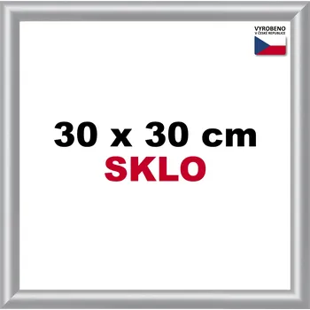 Puzzle BFHM Plastový rám 30x30cm - stříbrný