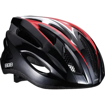 Cyklistická přilba BBB Condor helma se štítkem černo/červená (BHE-35) Velikost: M