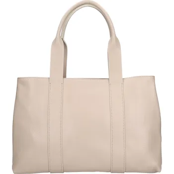 Kabelka Dámská kožená kabelka Italia Marlen - béžová