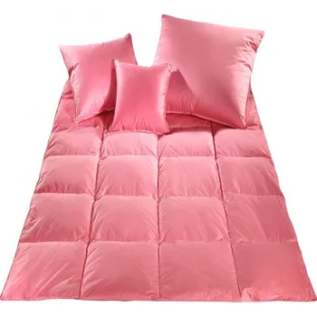 přikrývka Přikrývka peří - 140x220 2500g růžová sypka