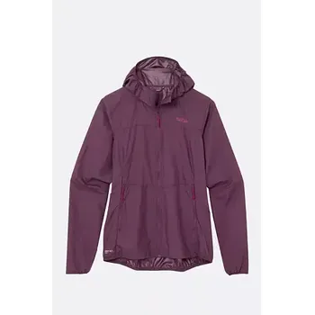 Dámská větrovka Rab Windgather Hoody Wmns mulberry S