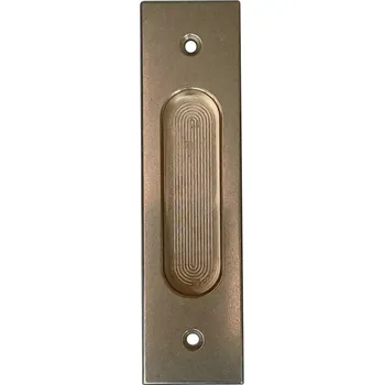 Dveřní kování BERNAT MOUNTING BERNAT Hranatá mušle pro posuvné dveře Povrchová úprava: leštěná mosaz