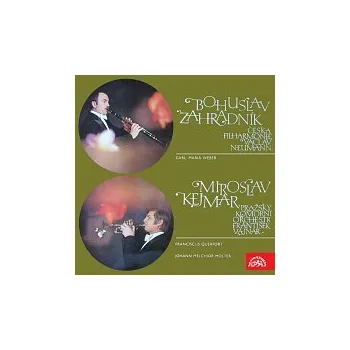Česká hudba Bohuslav Zahradník, Miroslav Kejmar, – Weber: Koncert pro klarinet a orchestr, Querfort, Molter: Koncerty pro trubku, smyčce a cembalo