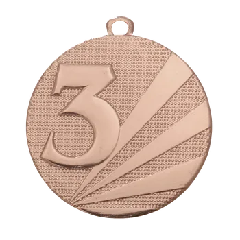 Medaile univerzální s číslem průměr 50 mm - Bronzová