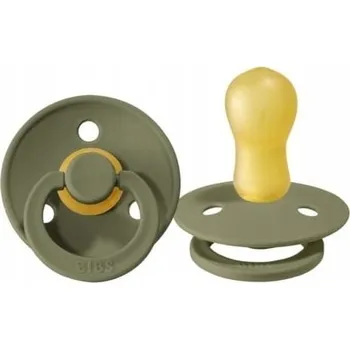 dudlíky Kulatý gumový Dudlík Bibs 0 +