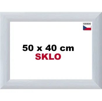 Puzzle BFHM Alaska hliníkový rám na puzzle 50x40cm - stříbrný