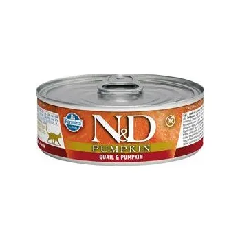 Krmivo pro kočku N&D Cat Pumpkin Adult Quail & Pumpkin 12x70g