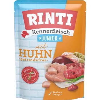Krmivo pro psa 10ks-10x400g RINTI Kennerfleisch Junior kapsičky vlhké krmivo pro psy