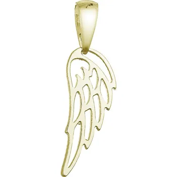 Přívěsek Pozlacený stříbrný přívěsek andělské křídlo 64087