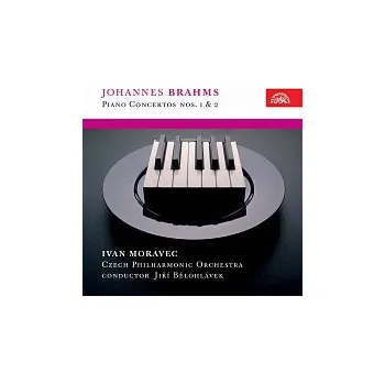 Česká hudba Ivan Moravec, Česká filharmonie, Jiří Bělohlávek – Brahms: Koncert pro klavír a orchestr č. 1 a č. 2