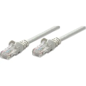 Síťový kabel Intellinet 15m, Cat 5e UTP síťový kabel Šedá Cat5e U/UTP (UTP)